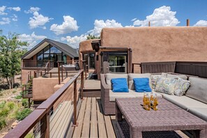 Terrace/patio - Casa De Novo-Two Homes on Five Private Acres (Santa Fe)
