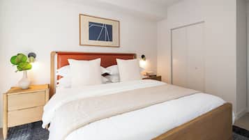 Lakens van Egyptisch katoen, luxe beddengoed, pillowtop-bedden