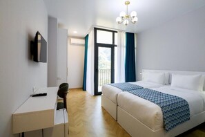Standard Double or Twin Room, Balcony | In-room safe, blackout curtains, soundproofing, free WiFi