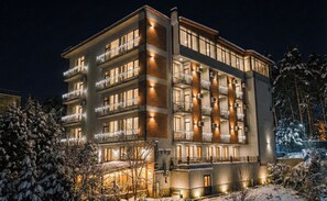 Front of property - evening/night - Emerald Borjomi Hotel (Borjomi)