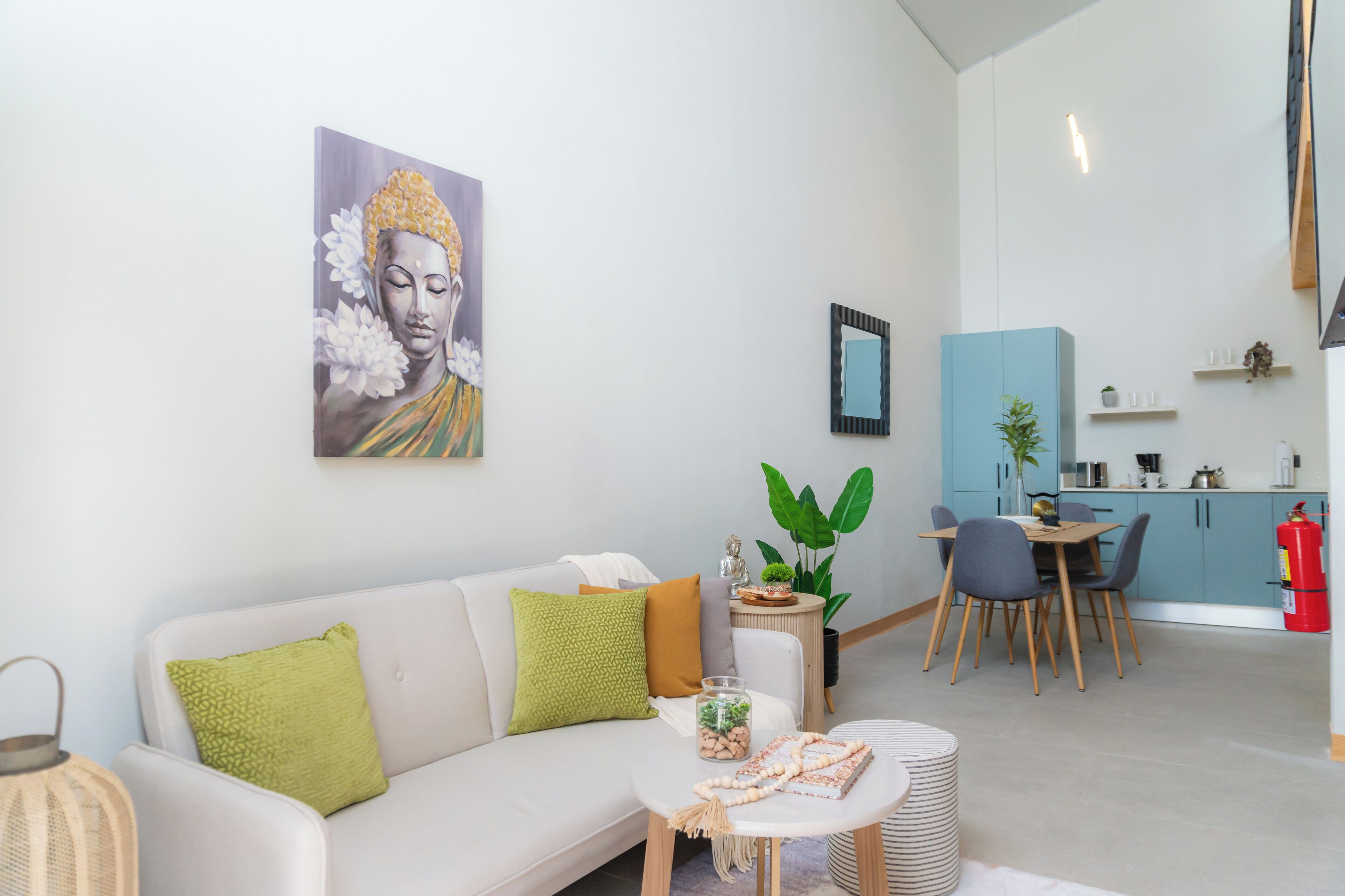 Deluxe Apartment, Patio | Living area