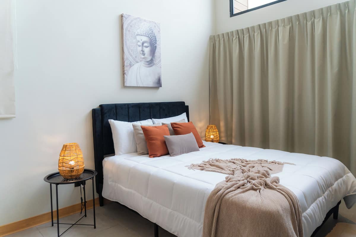 Appartement Deluxe, patio | Bureau, espace de travail pour ordinateurs portables