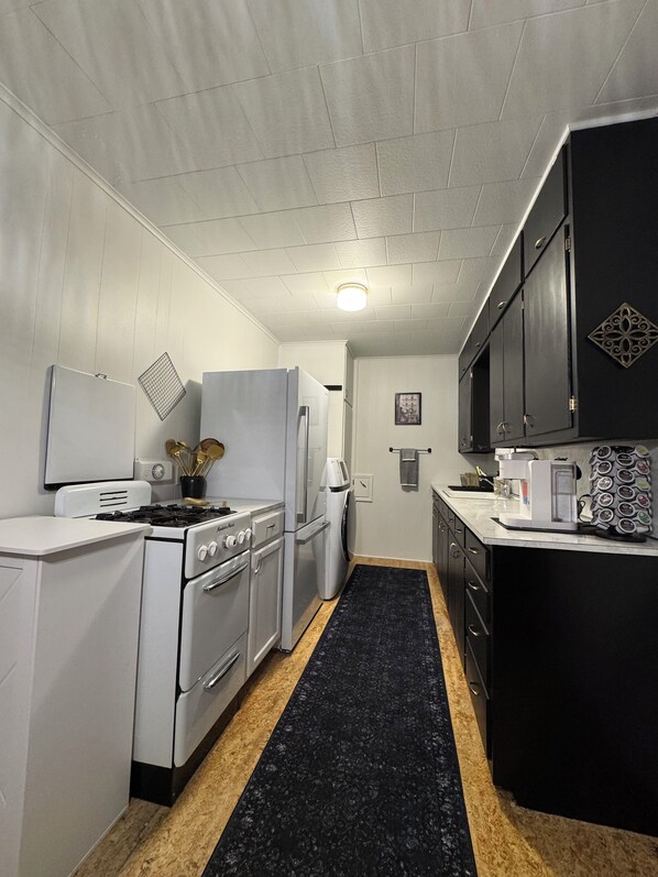 Microwave, oven, stovetop