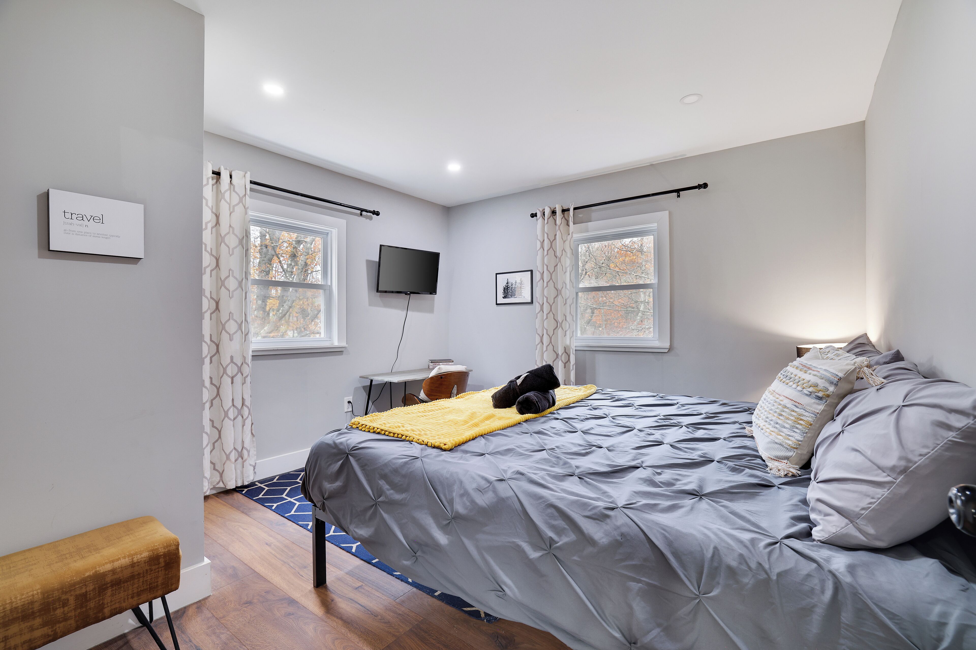 4 slaapkamers, een bureau, reisbedje, gratis wifi