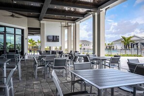 Outdoor dining - NEW Golf Lovers Dream - Luxury 2B/2B Condo w/Office – The National at Ave Maria (Ave Maria)