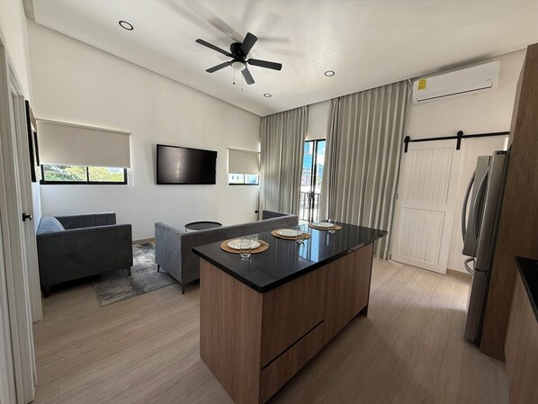 Siddeområde i lobbyen