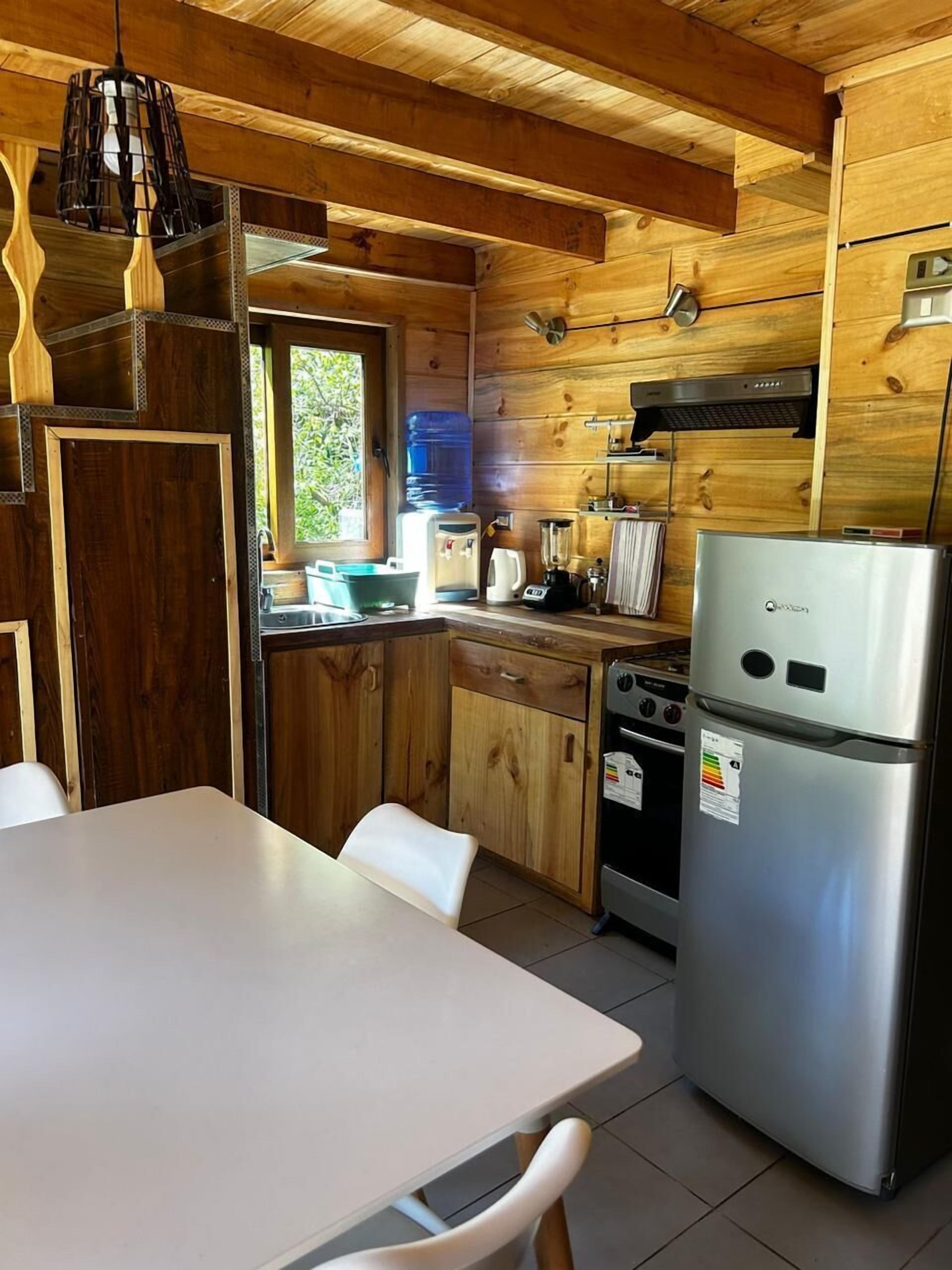 Classic Chalet, Garden View | Private kitchen | Fridge