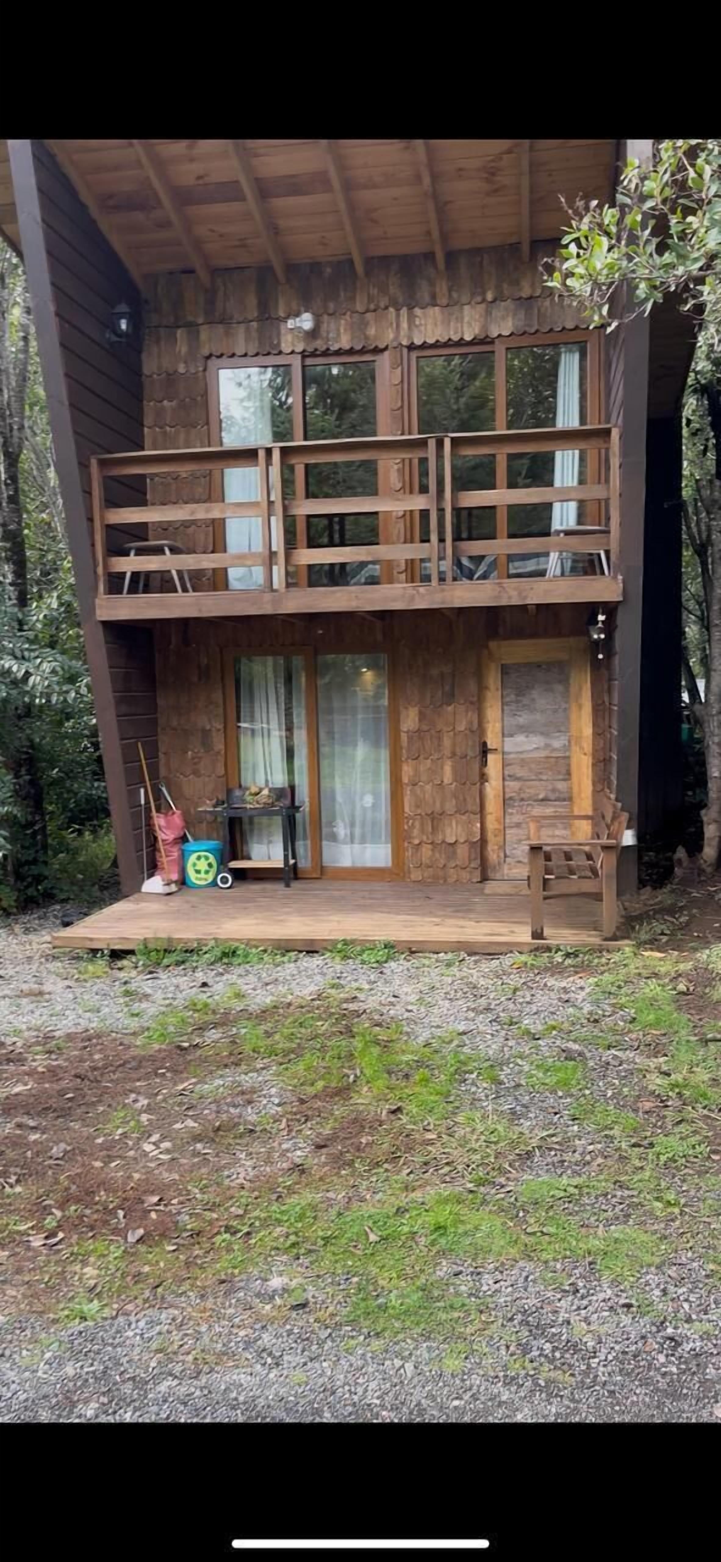 Klassieke chalet, uitzicht op tuin | Terras