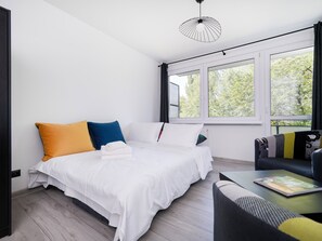 1 makuuhuone, silitysrauta/-lauta, Wi-Fi, vuodevaatteet