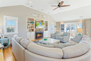 Smart TV, chimenea y tenis de mesa 