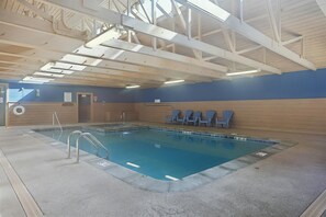 Indoor pool, a heated pool