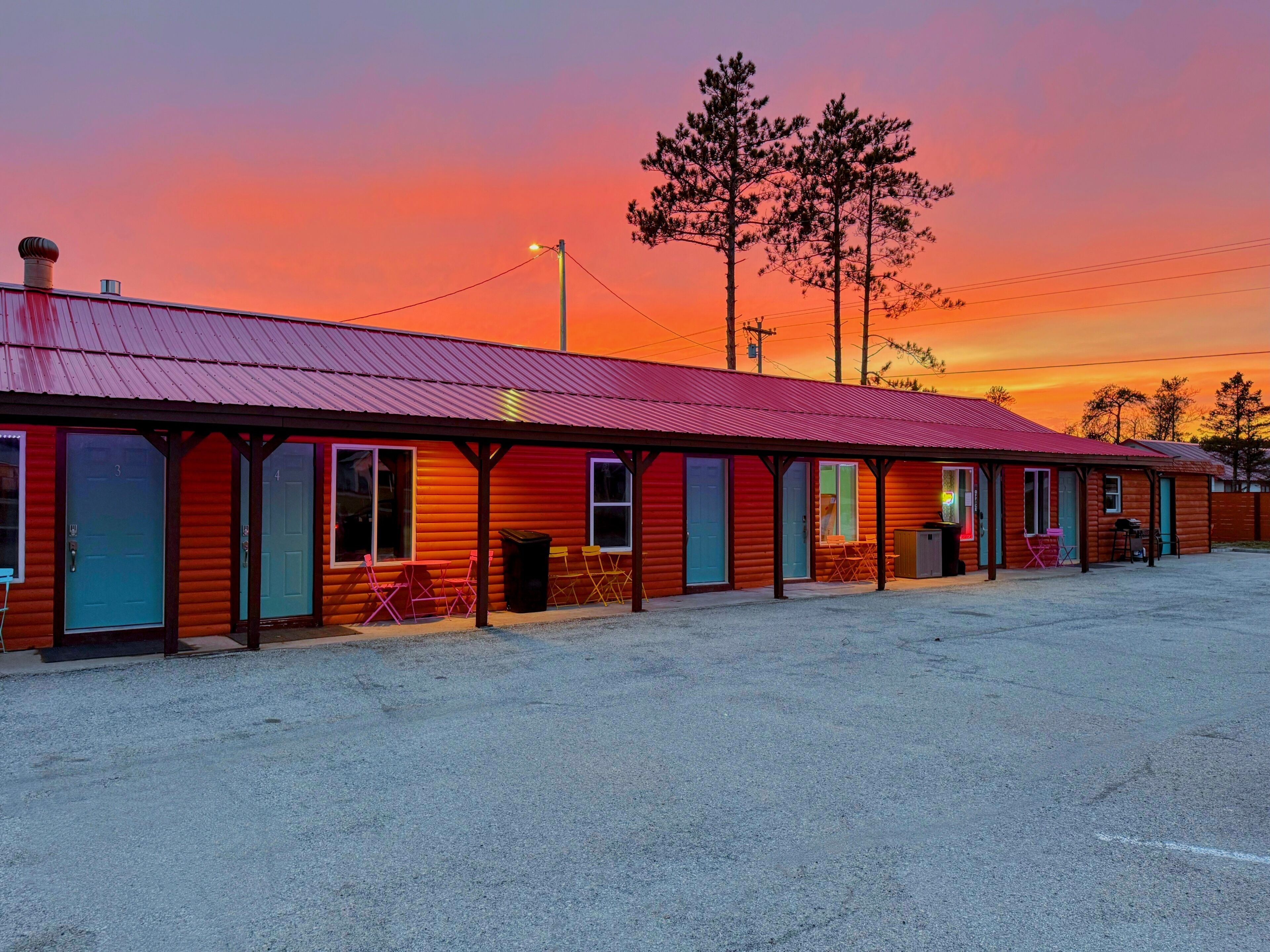 Façade de l’hébergement