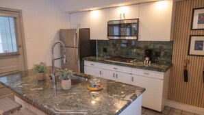 Coffee/tea maker, fridge, microwave, oven - School 31 Lofts, Gallery:LOFT 646 (Rochester)