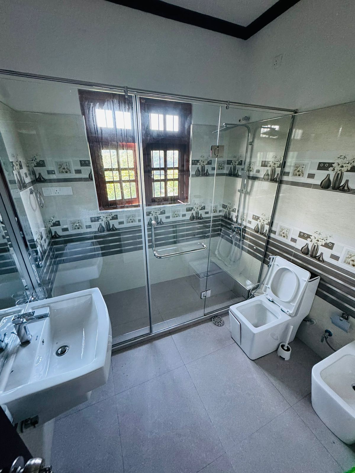 Family Double Room, Balcony, Mountain View | Bathroom | Shower, towels, soap, shampoo