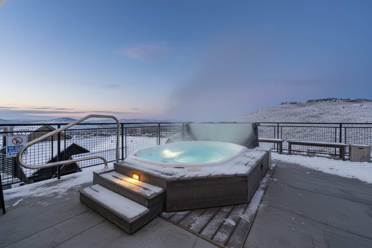 مغطس سبا خارجي