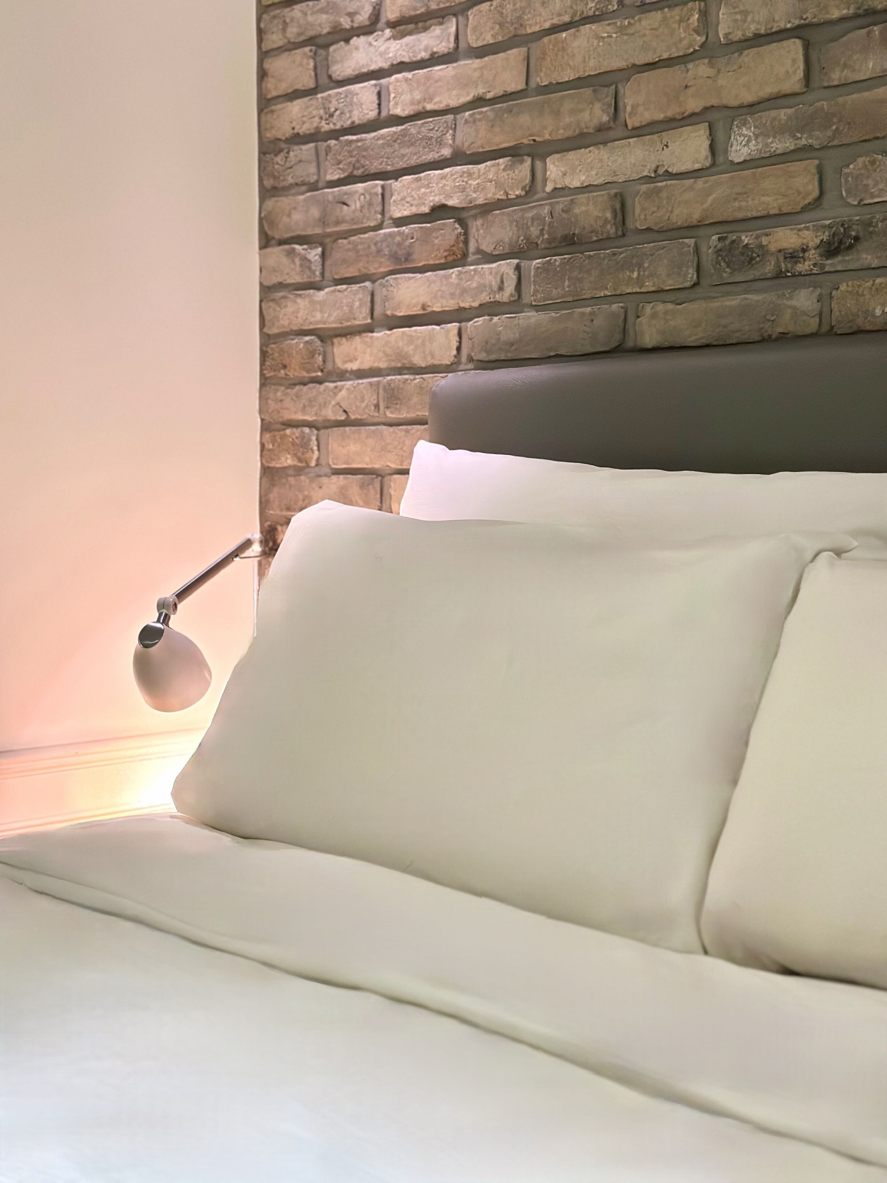 Desk, laptop workspace, blackout curtains, soundproofing