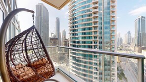 Balcony - bnbme - The Lofts Central - 2 BDR (Dubai)