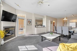 Televisión y oficina 