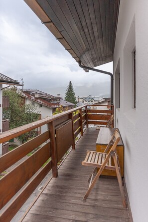Terrace/patio - Casa De Zeto, a few steps from the center (Cortina d´Ampezzo)