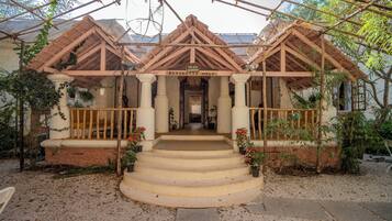 Fassade der Unterkunft