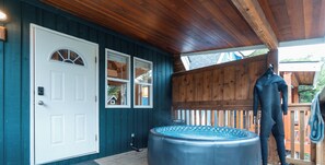Utendørs boblebad