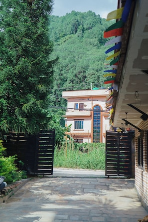 Overnatningsstedets facade