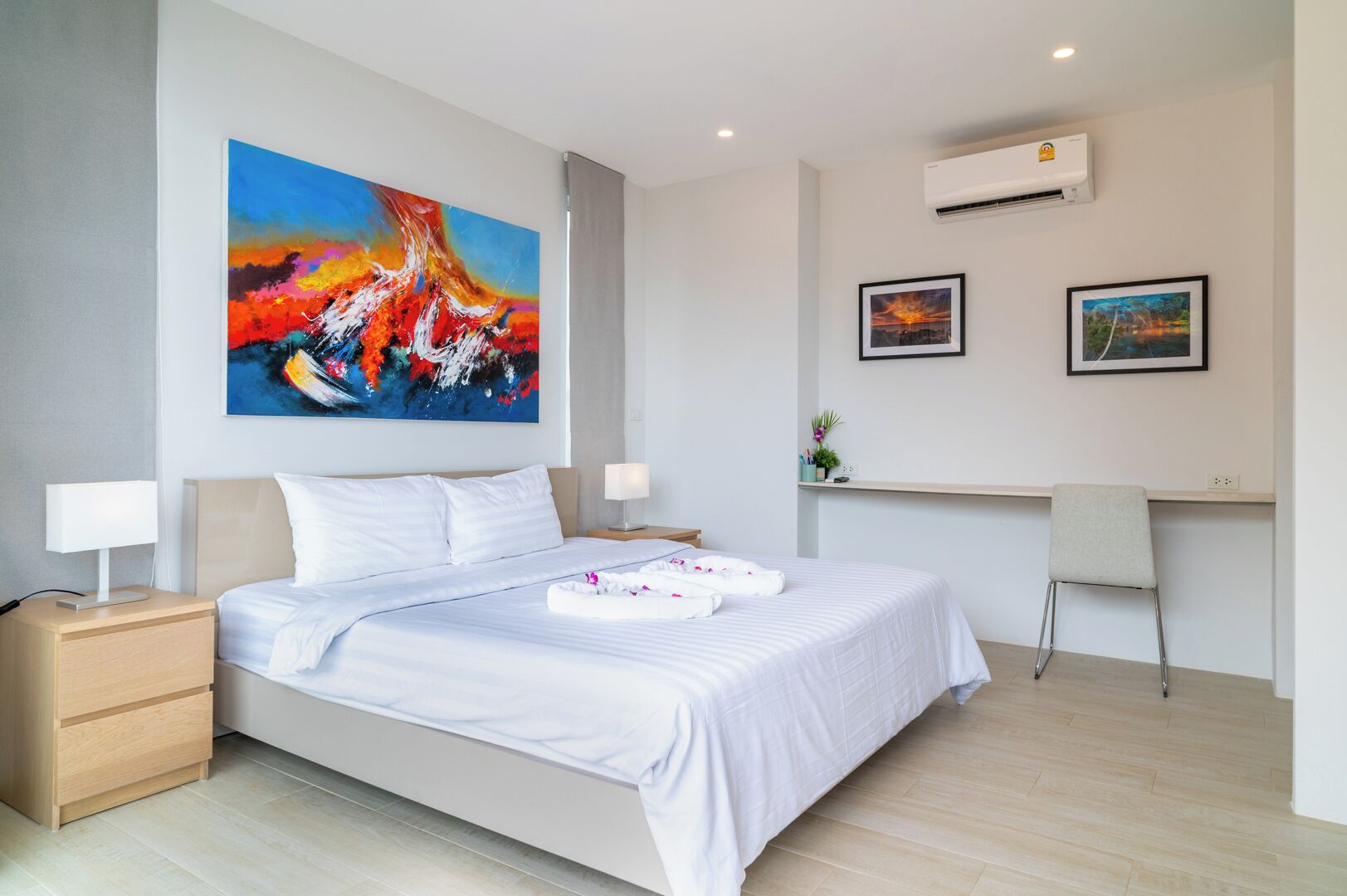 Appartement, balcon, vue sur l’océan | Coffre-fort, espace de travail pour ordinateurs portables