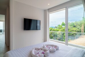 Appartement, balcon, vue océan | Coffres-forts dans les chambres