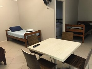 Basic Cabin, Patio | Living area