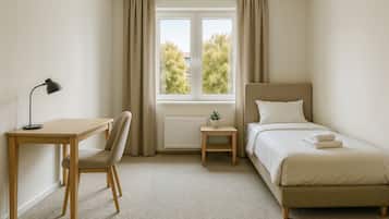 Laptop workspace, free WiFi