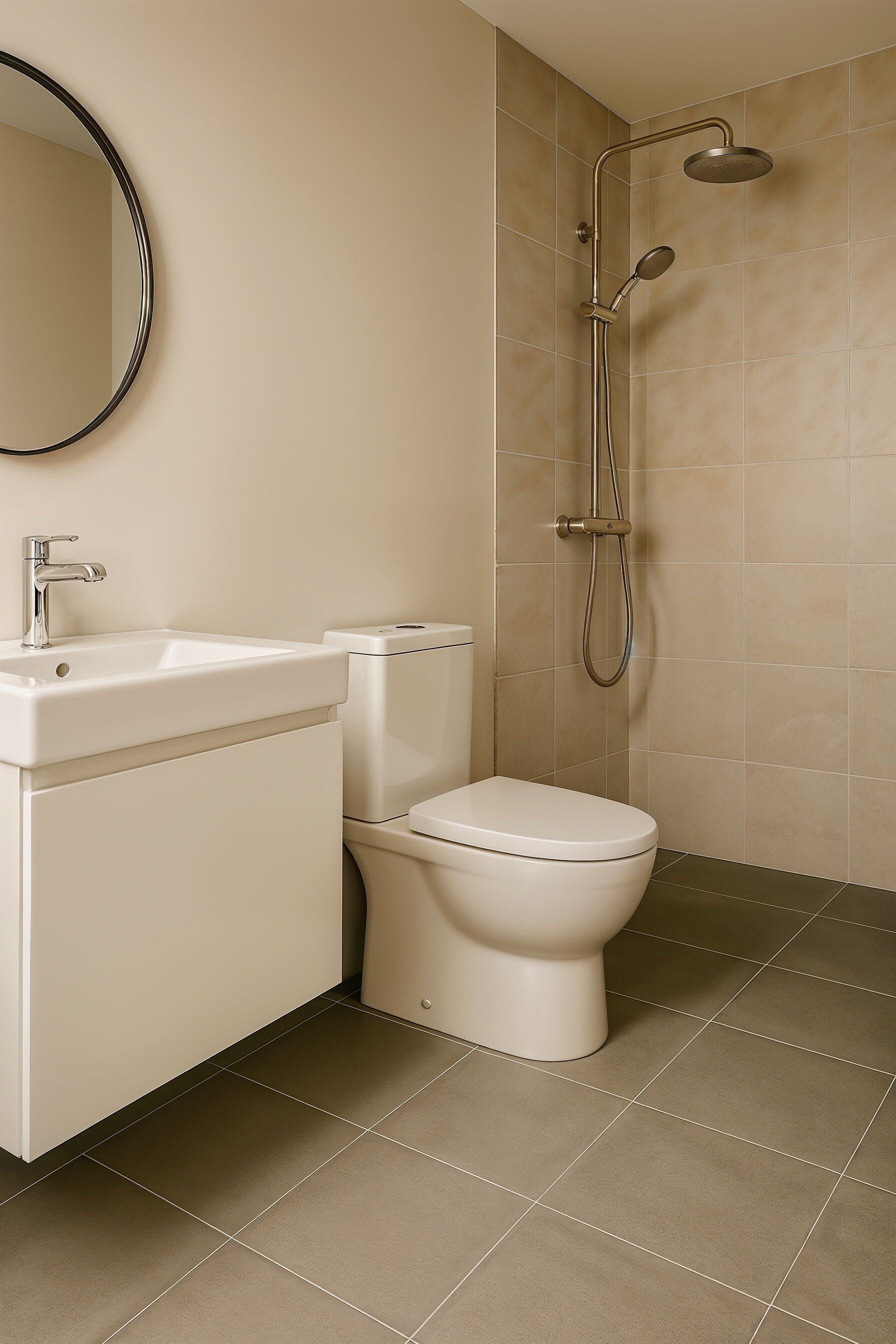 Douche, articles de toilette gratuits, serviettes fournies, savon