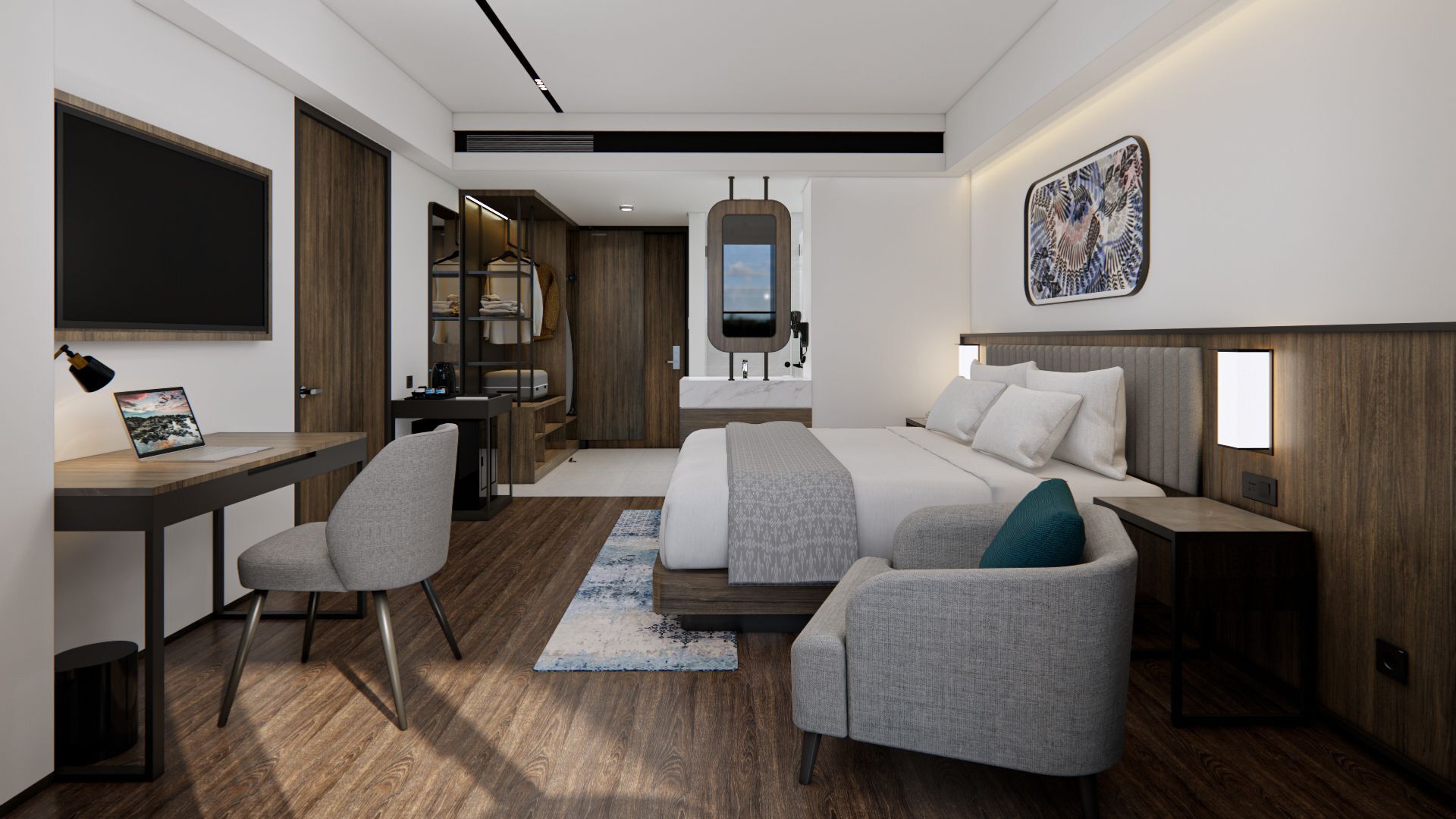 Executive Room, Balcony | Bar mini, cadar katil 