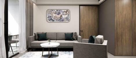 Suite | Area keluarga | Smart TV 40-inci dengan saluran TV digital