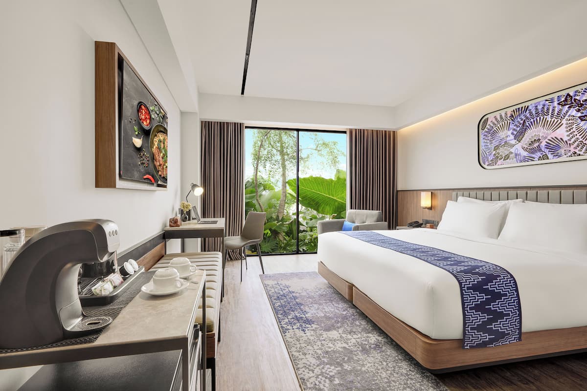 Minibar, chambres insonorisées, draps fournis