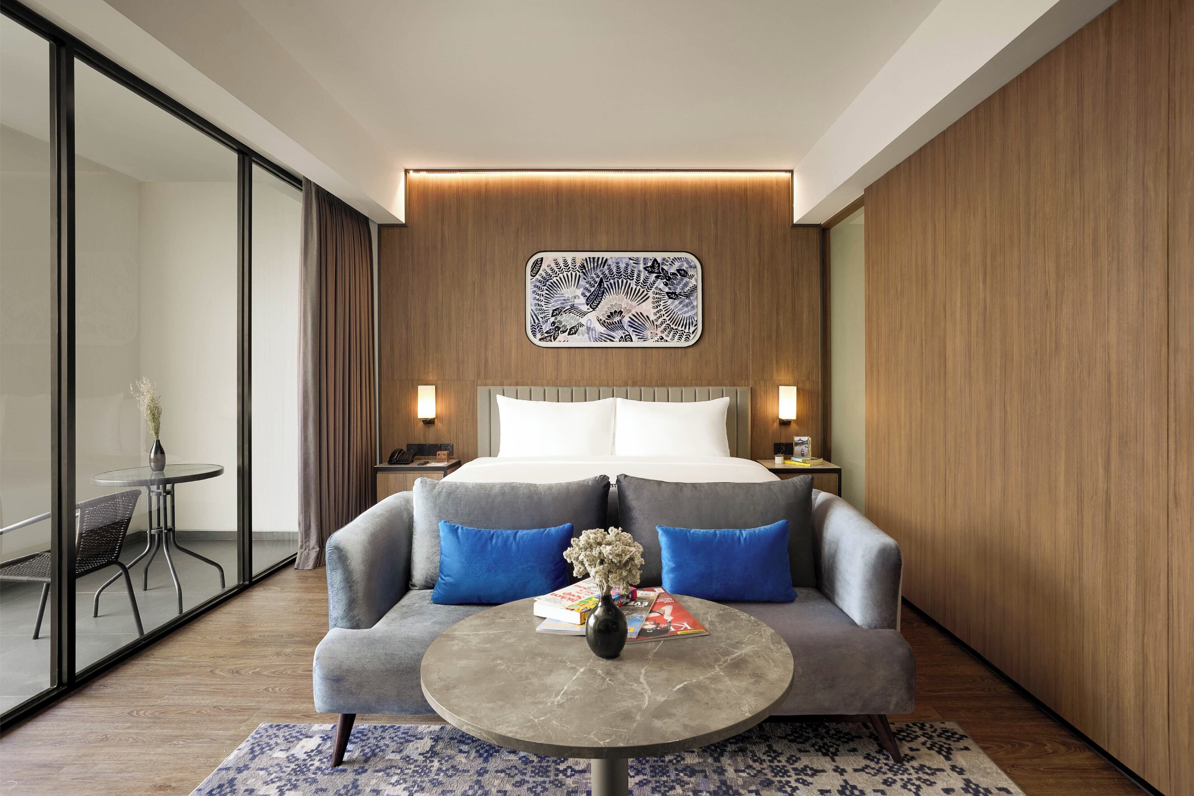 Suite junior | Minibar, insonorización y ropa de cama 
