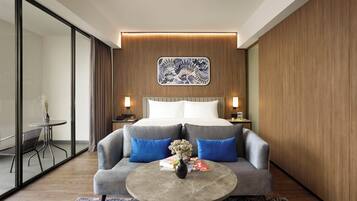 Suite junior | Minibar, insonorización y ropa de cama