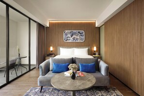 Suite Junior | Minibar, chambres insonorisées, draps fournis