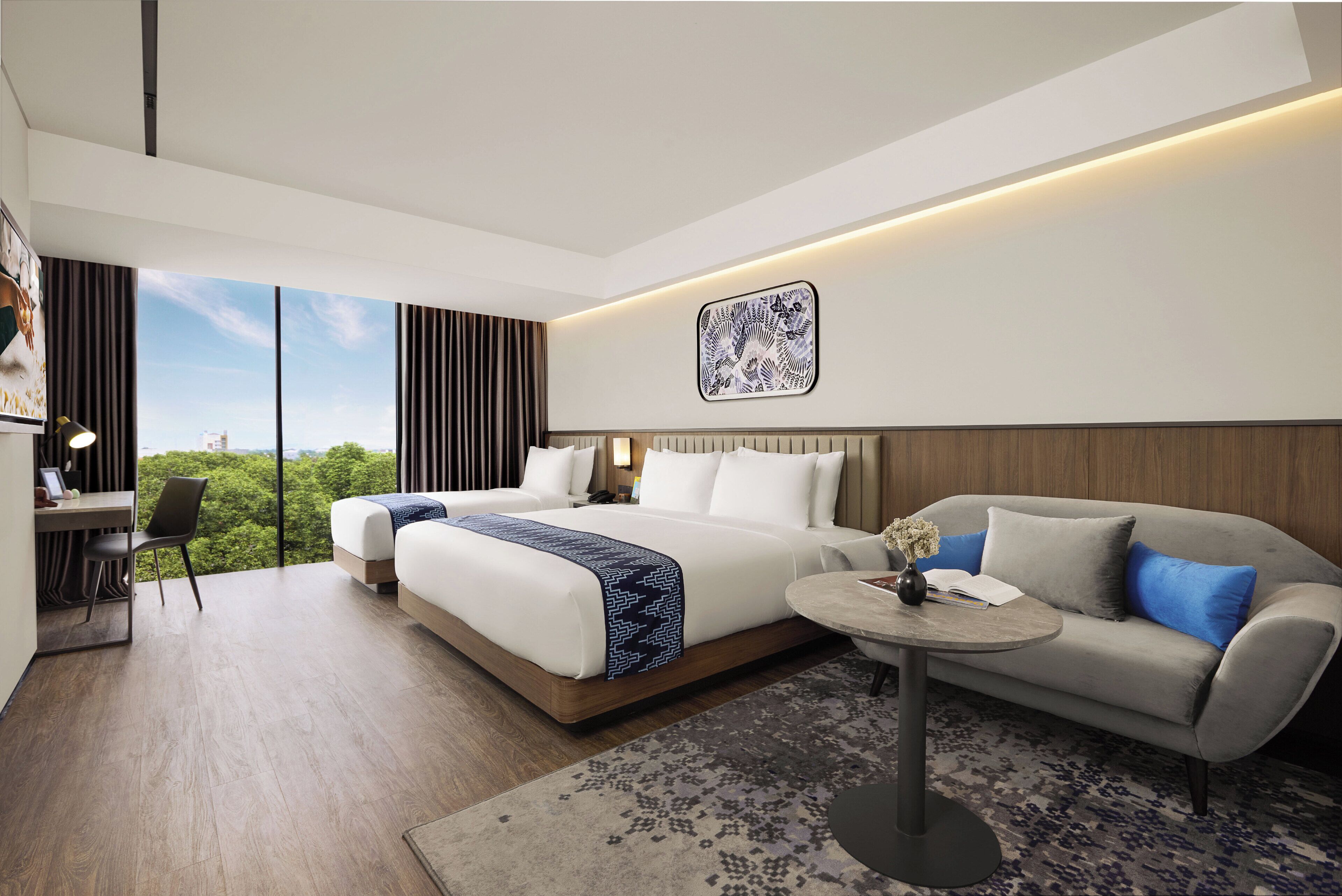 Suite Keluarga | Minibar, kedap suara, dan seprai linen