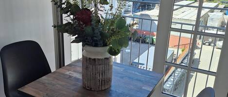 Hypo-allergenic bedding, desk, laptop workspace, free WiFi