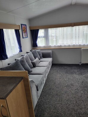 Ferienhaus, 3 Schlafzimmer, Meerblick | Wohnzimmer