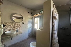Shower, hair dryer - Two Bedroom Holiday Holiday Home with Patio and Terrace (Drvenik Veliki)
