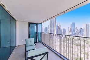 Premium Apartment, City View | In-room safe, desk, laptop workspace, blackout drapes - bnbme - Downtown Views II - Tower 1 (Dubai)