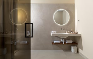 Shower, hair dryer