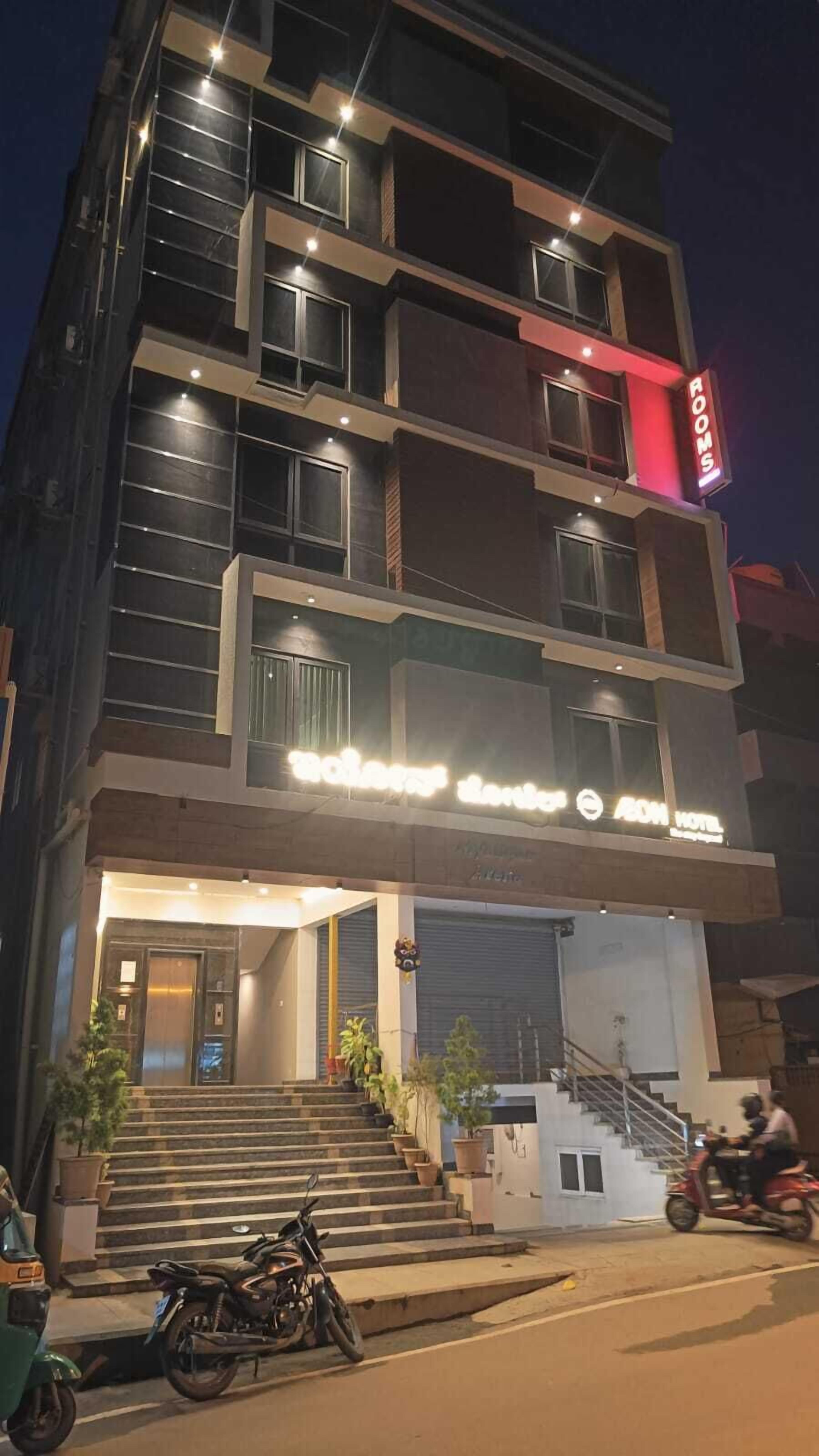 Majoituspaikan julkisivu