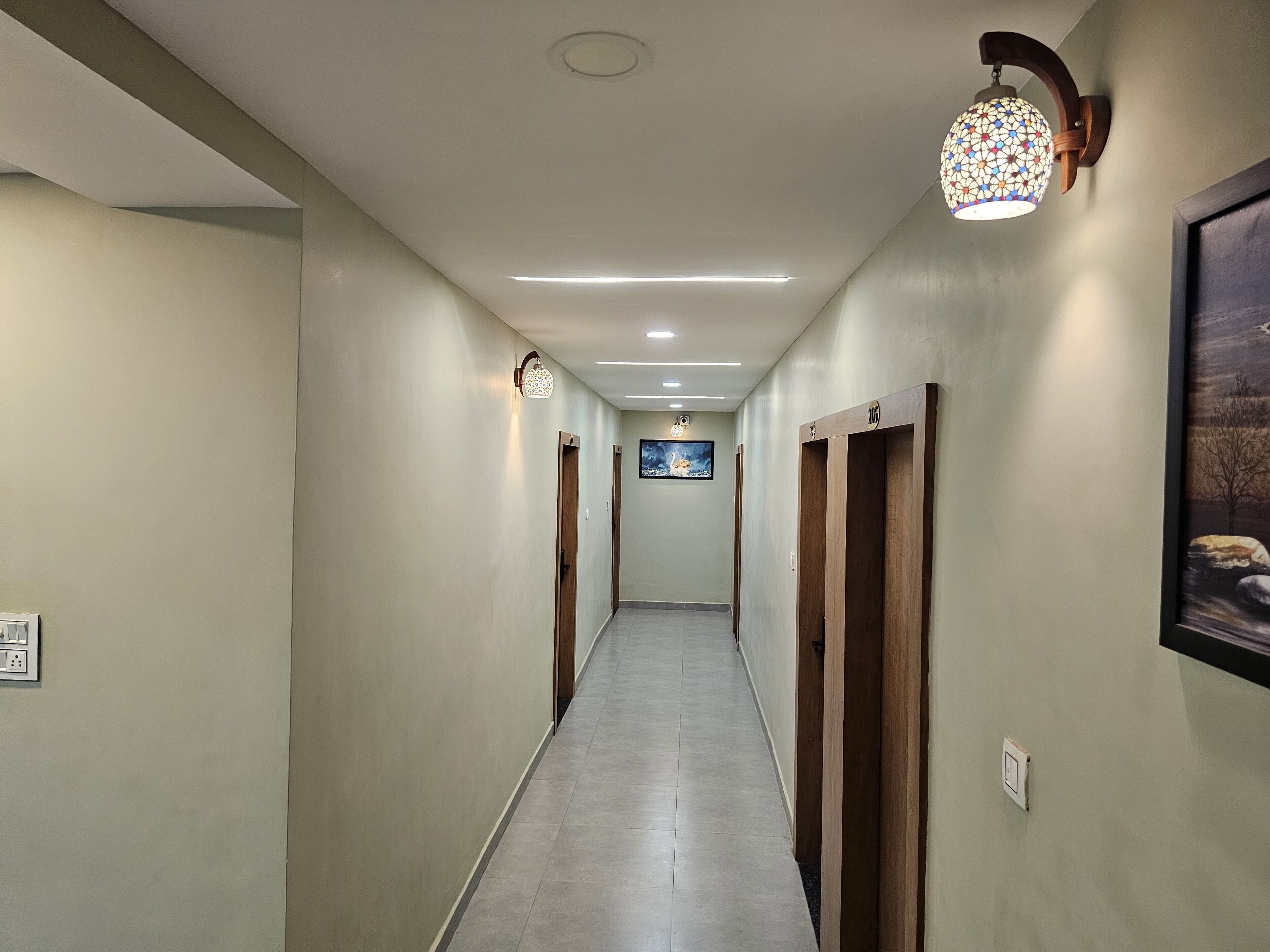 Front of property – evening/night