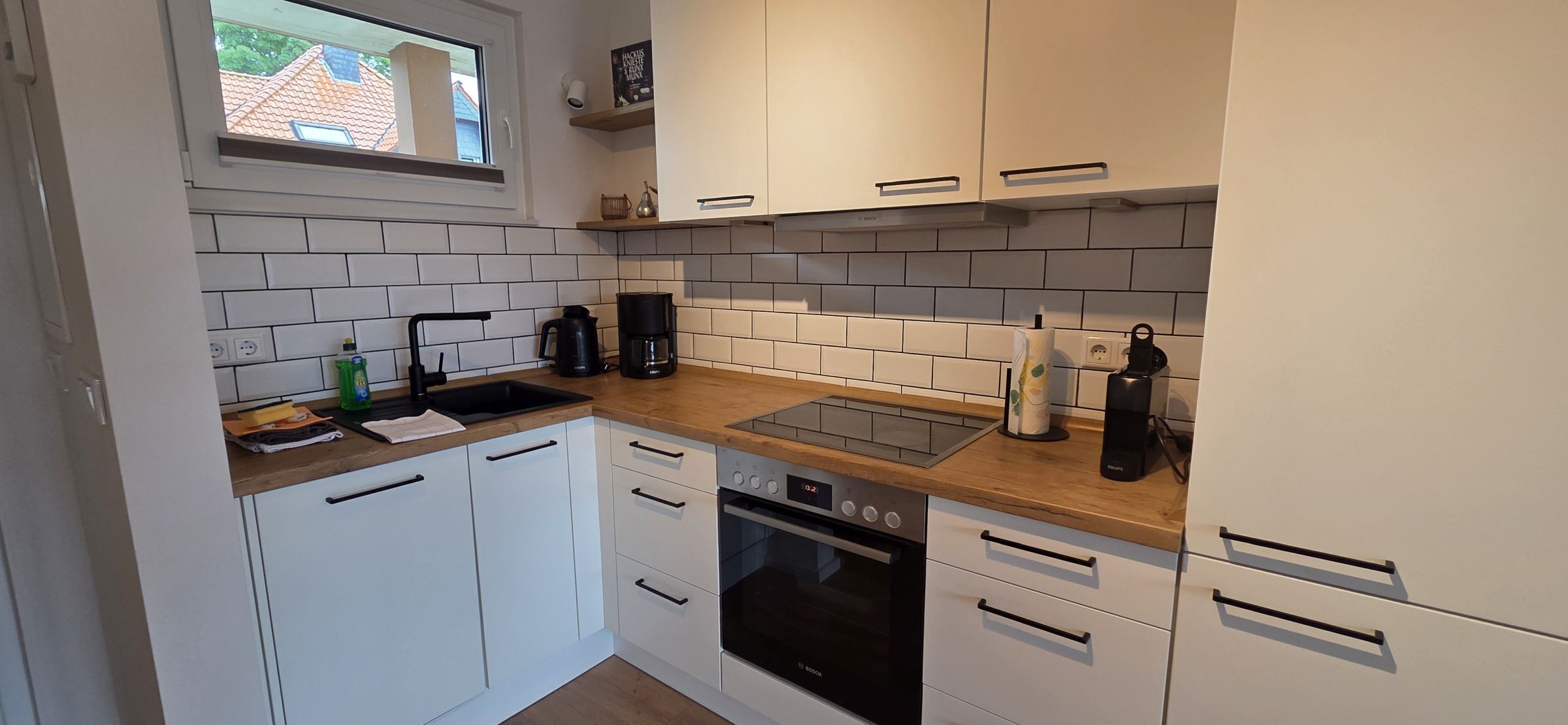 Refrigerador, horno, parrilla de estufa y lavavajillas 