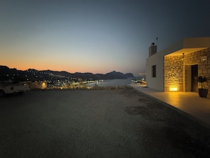 Exterior - Blue Infinito Boutique Villa ,Infinity Pool,heated jacuzzi ,panoramic sea  view  (Stegna)