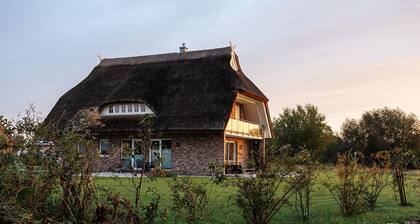 Modern gallery apartment with balcony view of the Puddeminer Wiek!