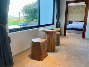 Apartamento, 1 quarto, piscina particular, vista para o jardim | 2 quartos