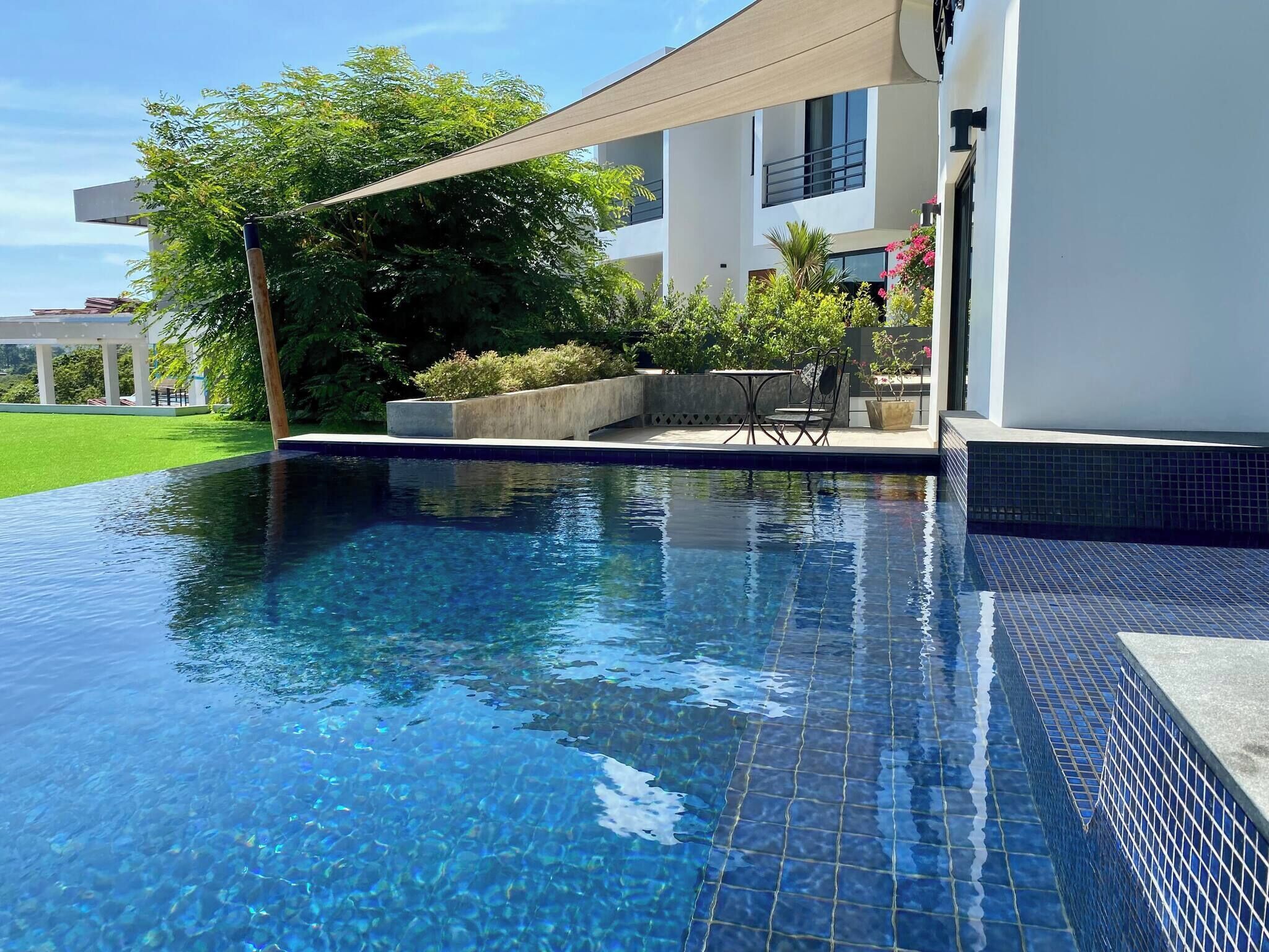 公寓, 1 間臥室, 私人泳池, 花園景 | 泳池 | 室外泳池